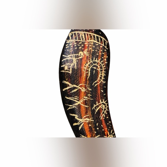 Vintage Australian Aboriginal Style
Wooden Boomerang Tribal Wall
Decor - Picture 5 of 7